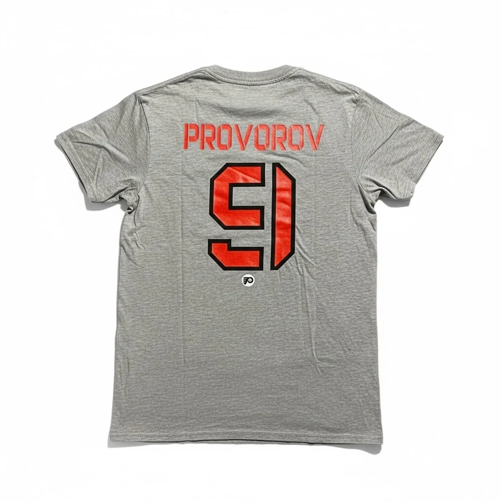 Fanatics Philadelphia Flyers Hockey Tee Number 9 Provorov - Picture 3 of 7